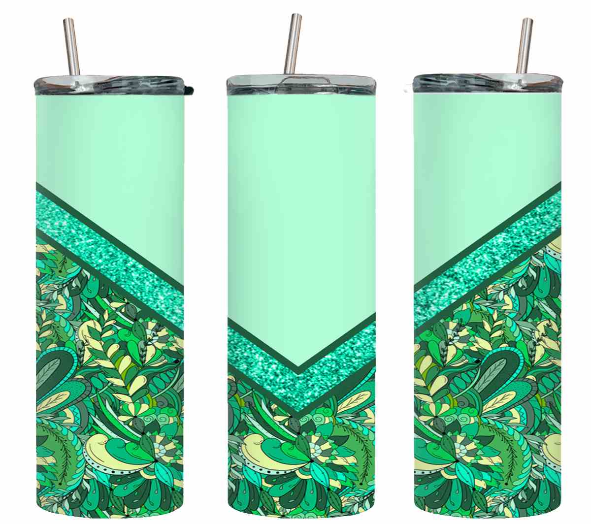 Abstract Flower Green-10554